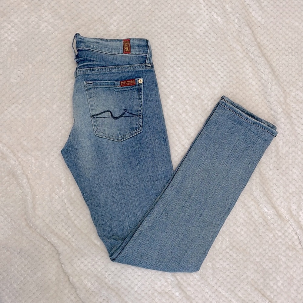 7 for all mankind - Roxanne- Skinny Jeans - 24 - SHORT / ANKLE